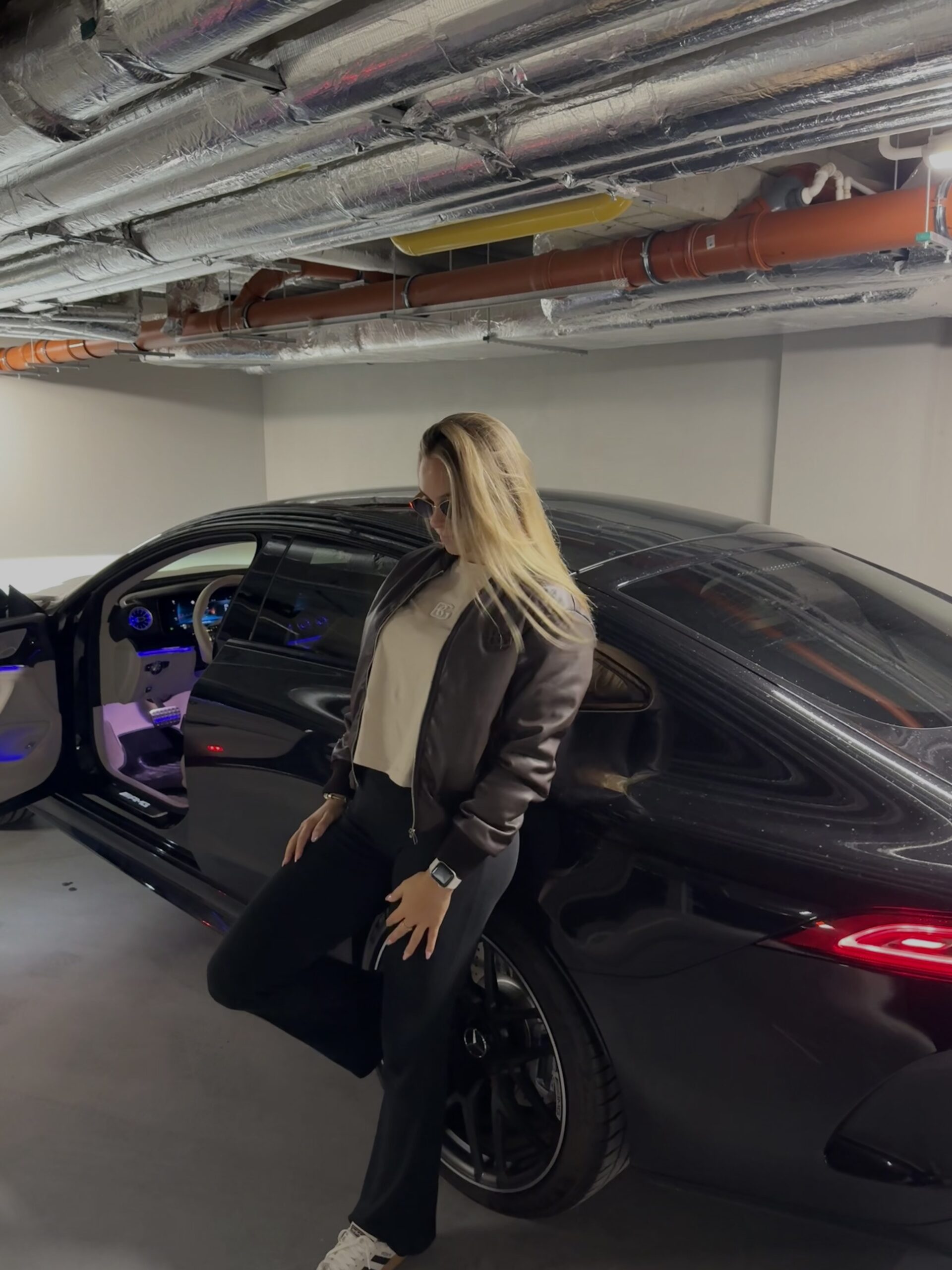 KURTKA DAMSKA BG HYPNOSE | GORZKA CZEKOLADA - obrazek 2