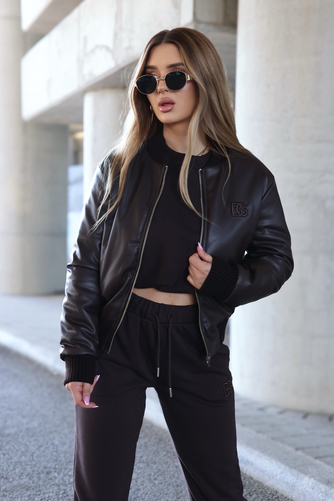 KURTKA DAMSKA BG HYPNOSE | GORZKA CZEKOLADA